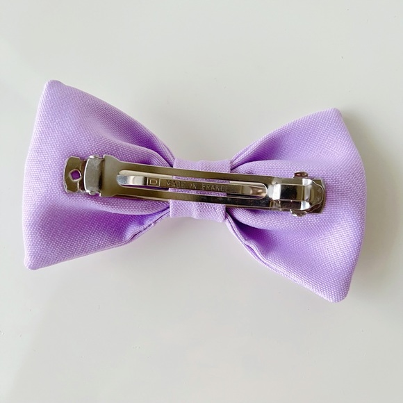 American Apparel Lilac Bow Clip - Picture 4 of 4